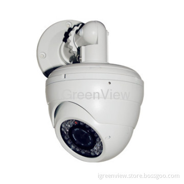 3.5"vandalproof Ir Dome Camera With 2.8-10mm Manual Zoom Lens 